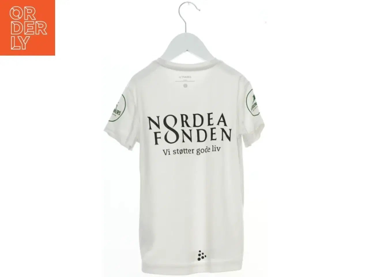 Billede 2 - Hvid t-shirt med logoer fra Craft (str. 122)
