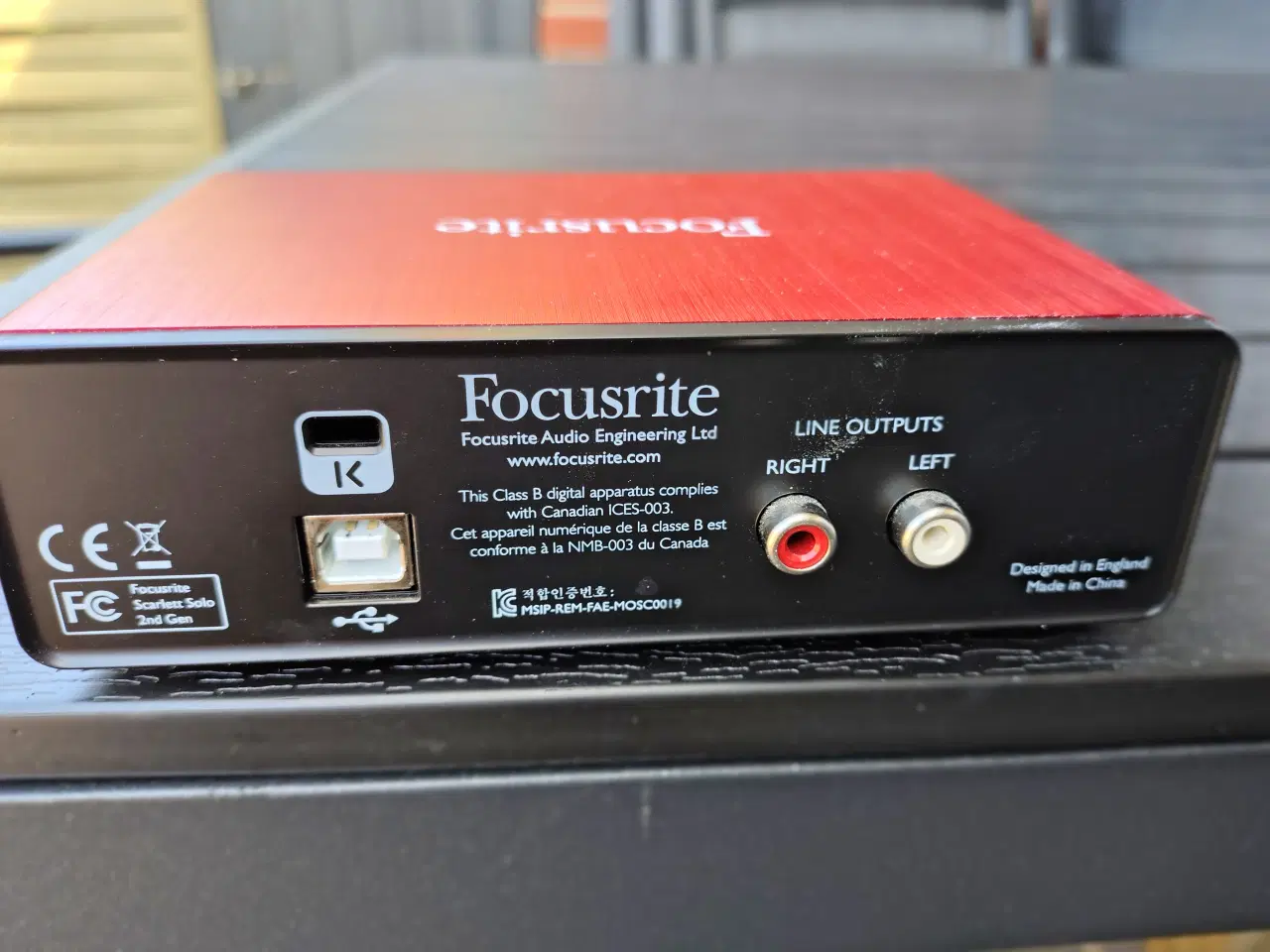 Billede 2 - Focusrite Scarlett Solo 2in2 Usb audio interface 