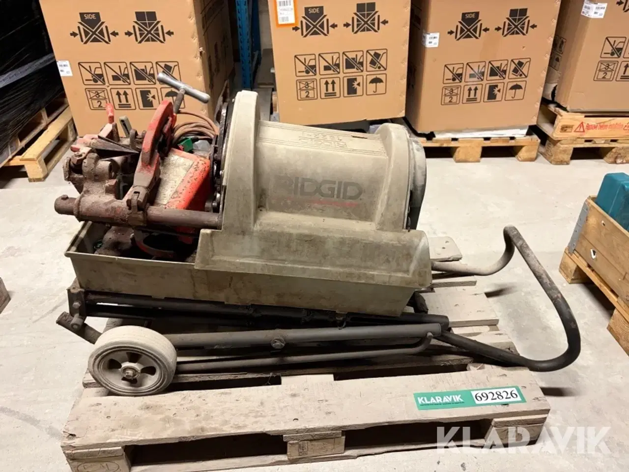 Billede 8 - Rørgevindskæringsmaskine Ridgid 1822-1