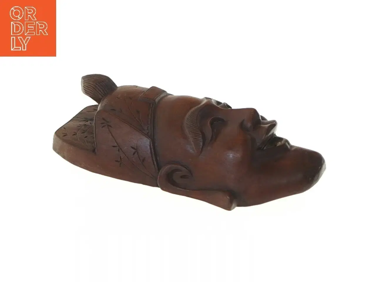 Billede 3 - Træmaske vægdekoration (str. 21x11 cm)