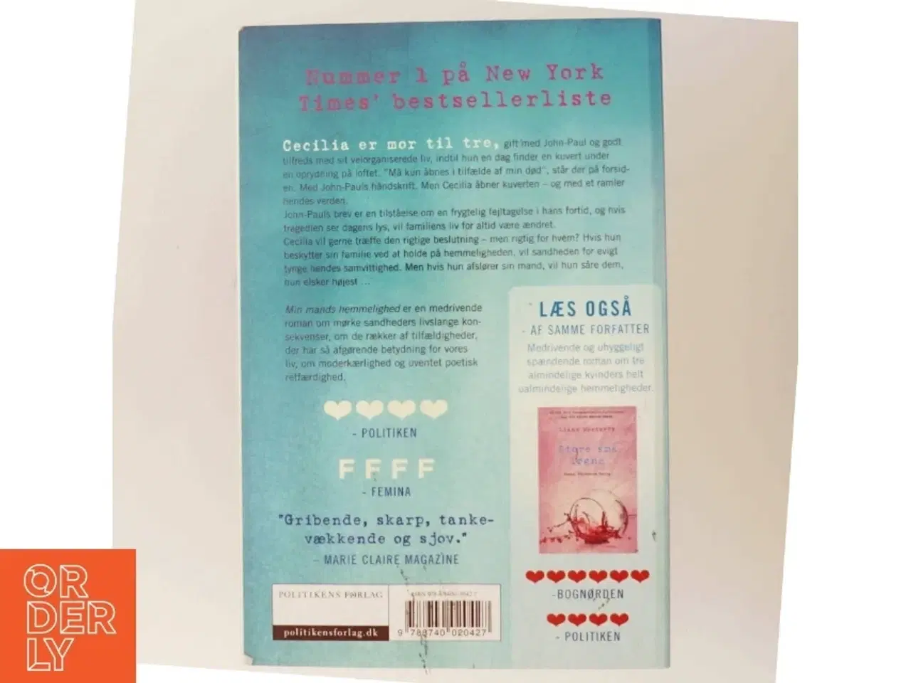 Billede 3 - Min mands hemmelighed af Liane Moriarty (Bog)