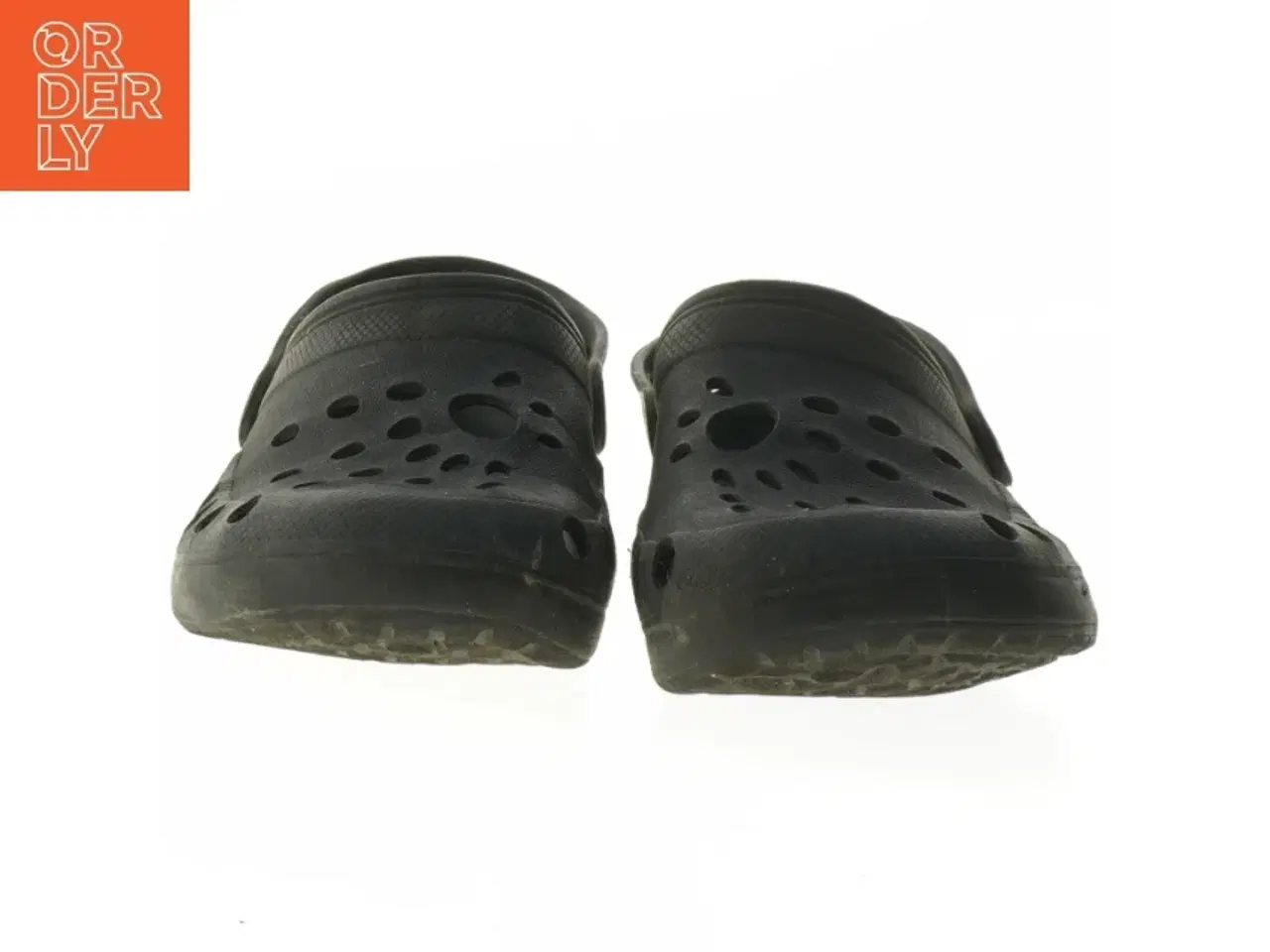 Billede 3 - Sort plast clogs (svarer til 36/37str. 38/39 )
