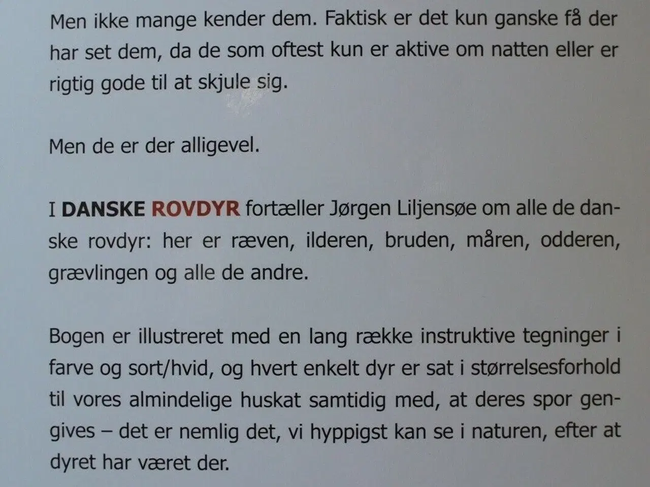 Billede 3 - danske rovdyr, af jørgen liljensøe. ill. af erik s