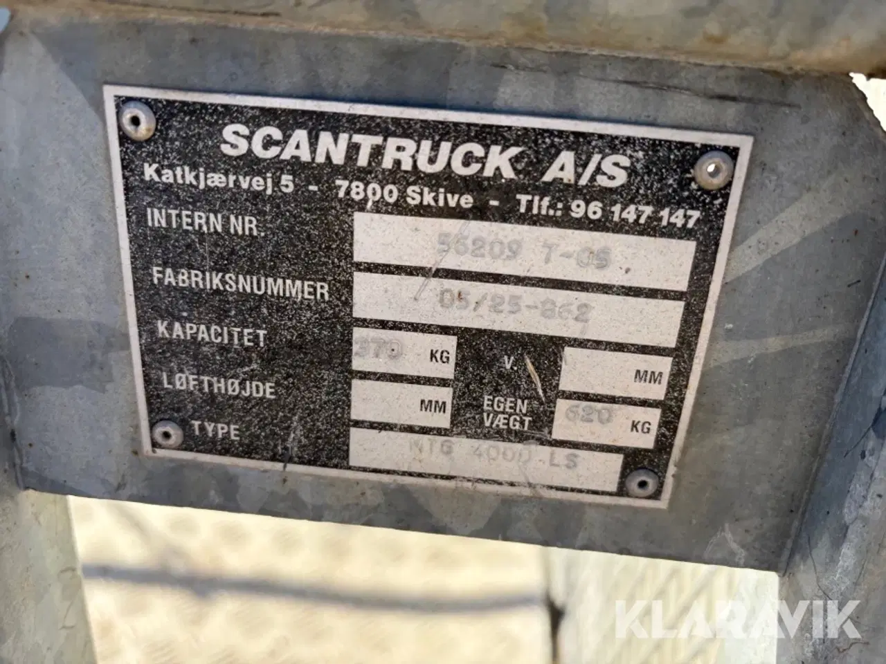 Billede 9 - Kurv Scantruck MT6 4000 LS - til Manitou teleskoplæsser