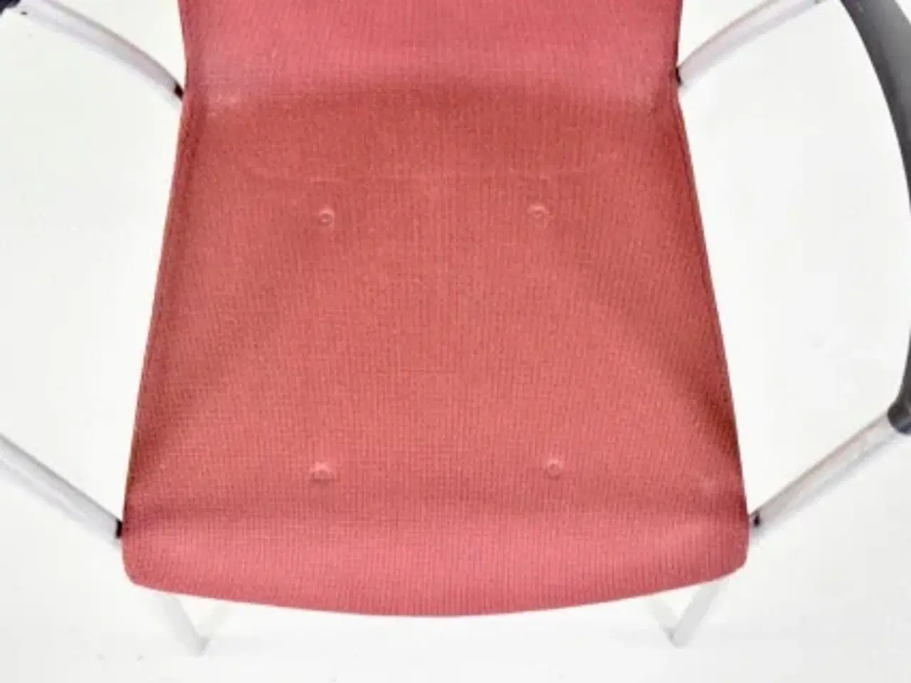 Billede 7 - Akaba gorka konferencestol med rødt polster og armlæn, sæt à 12 stk.