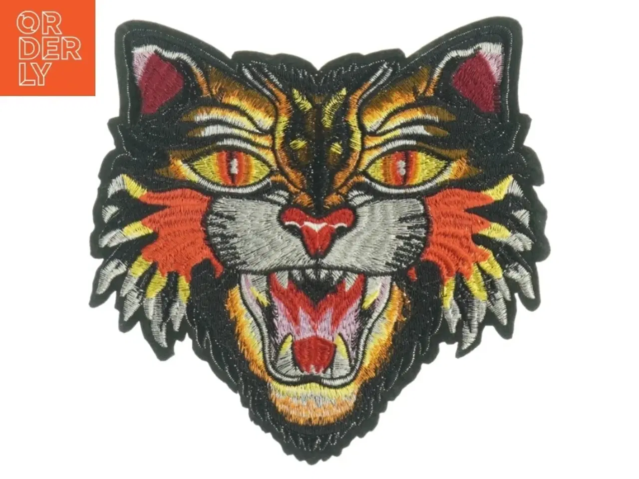 Billede 1 - Tigerhoved mærke (str. 20 x 20 cm)