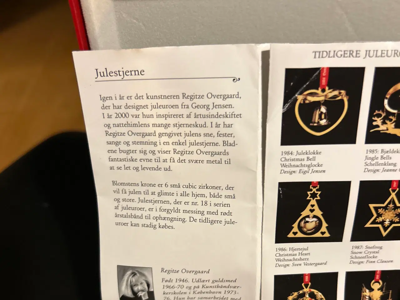 Billede 4 - George Jensen uro 2001 julestjerne 1 udgave 