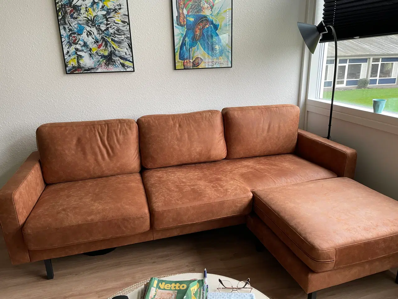 Billede 2 - Sofa med chaiselong 