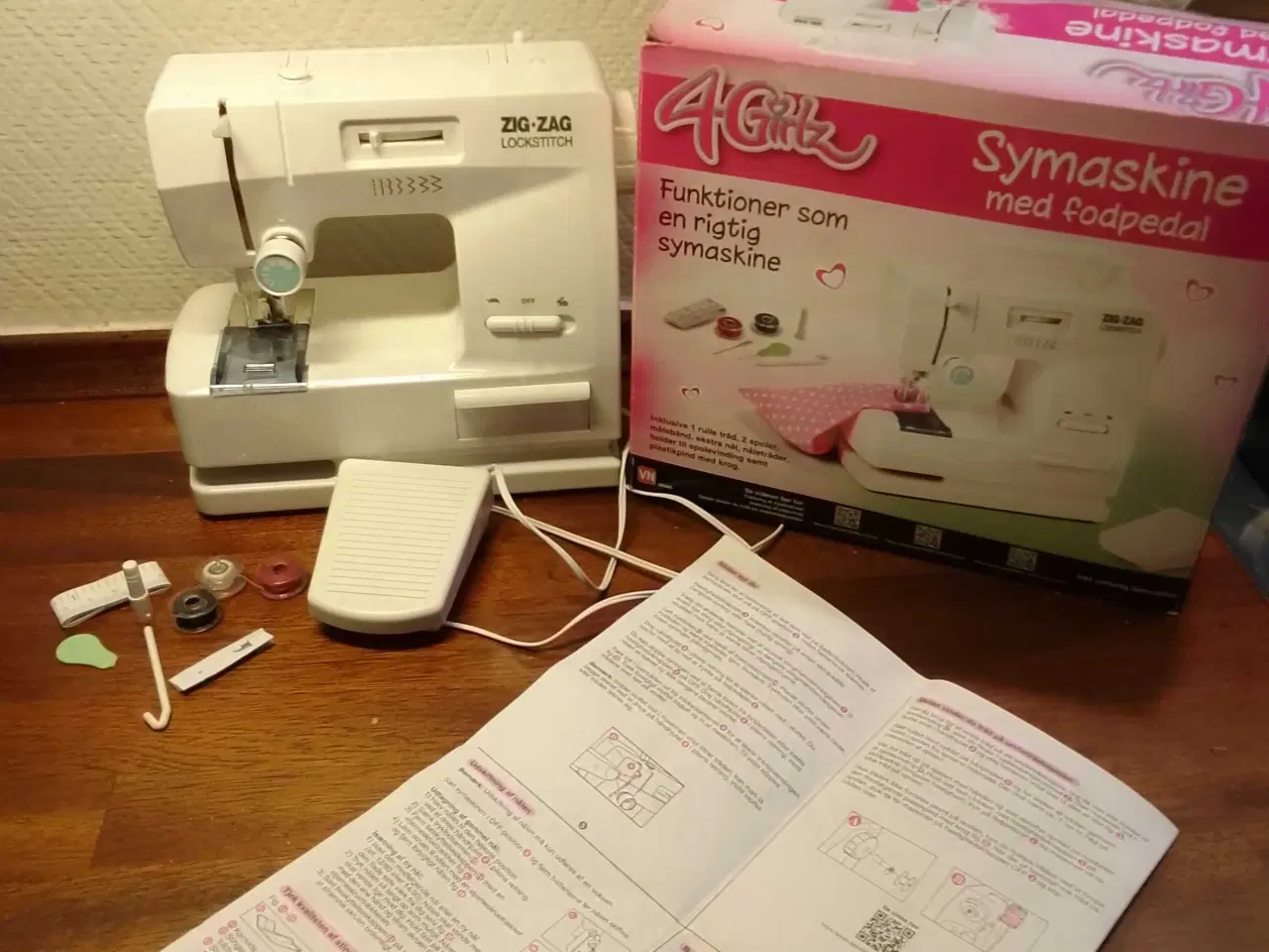 Billede 1 - Symaskine til batteri, 7 forskellige sting 