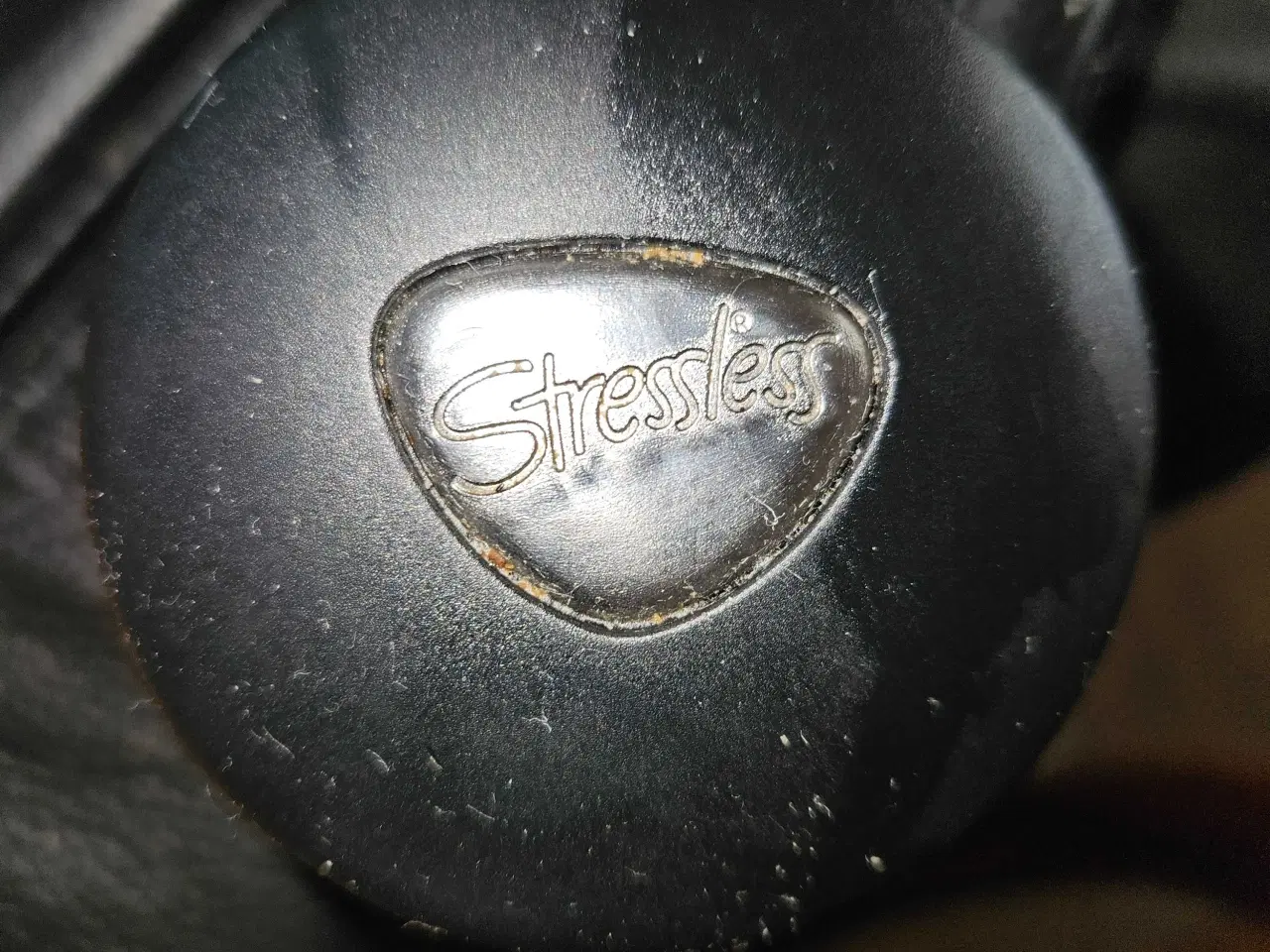 Billede 3 - Stressless stol og skammel, læder