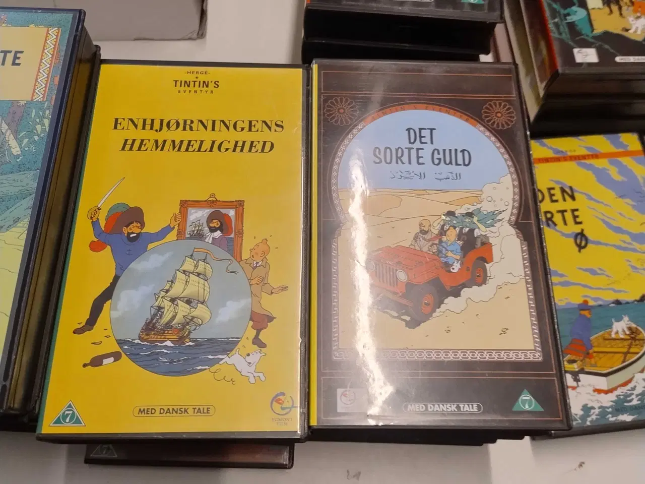 Billede 4 - Tintin VHS 21 FORSKELLIGE 