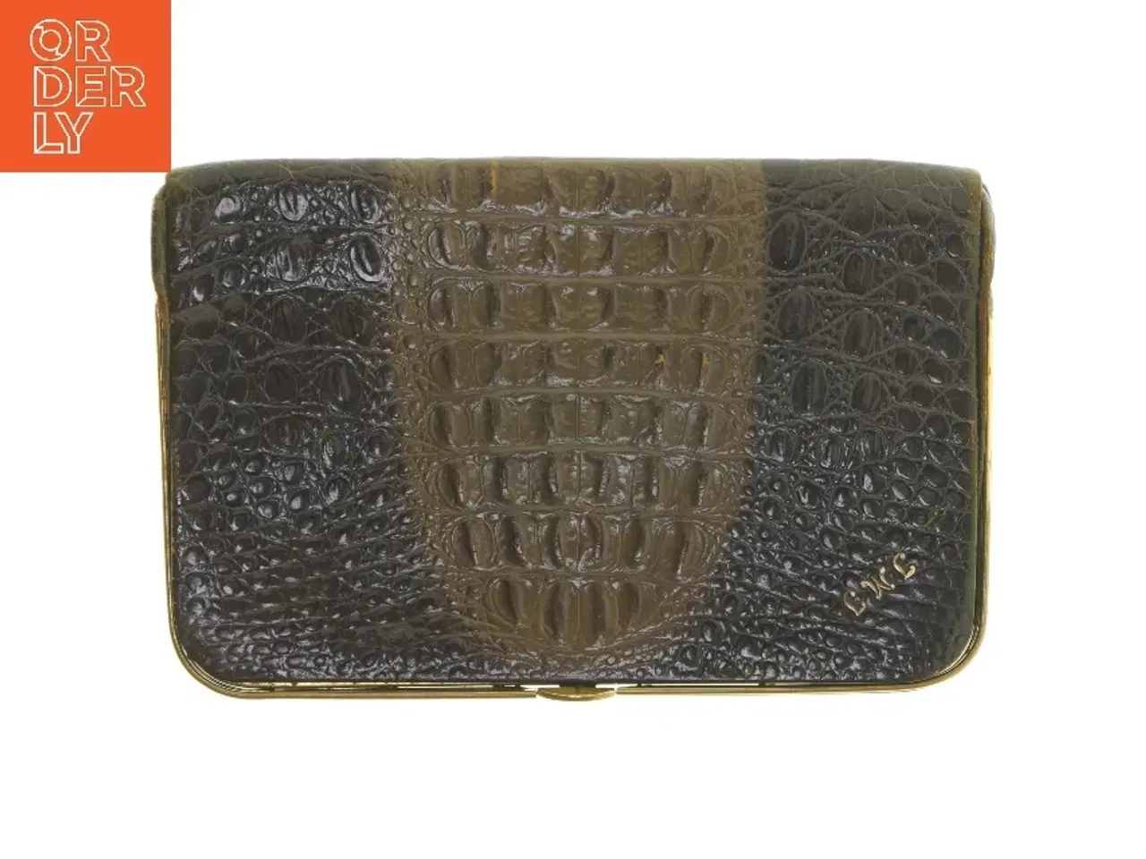 Billede 1 - Taske af krokodillelæder (str. 27,5x18 cm)