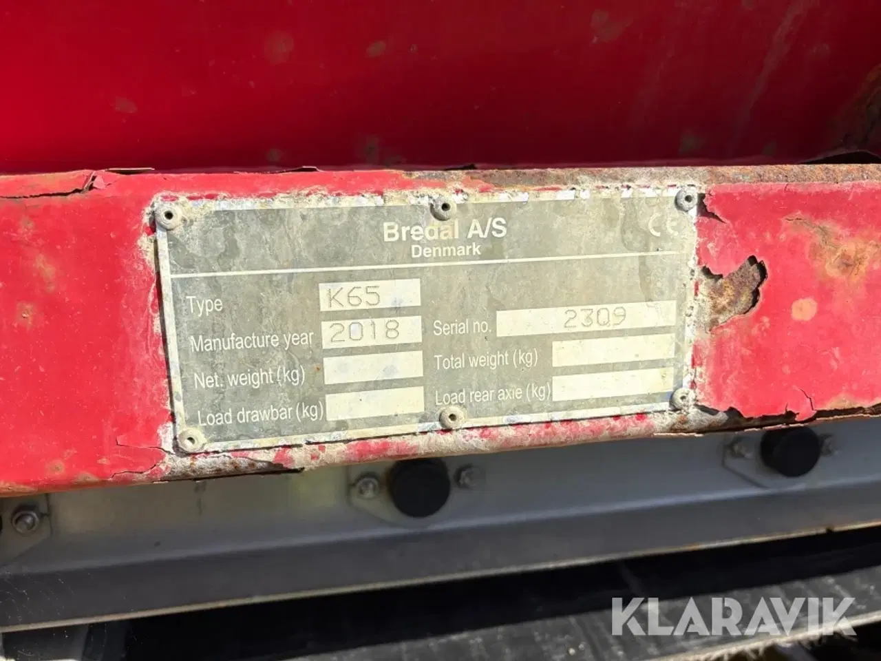 Billede 10 - Sandudlægger Bredal k65