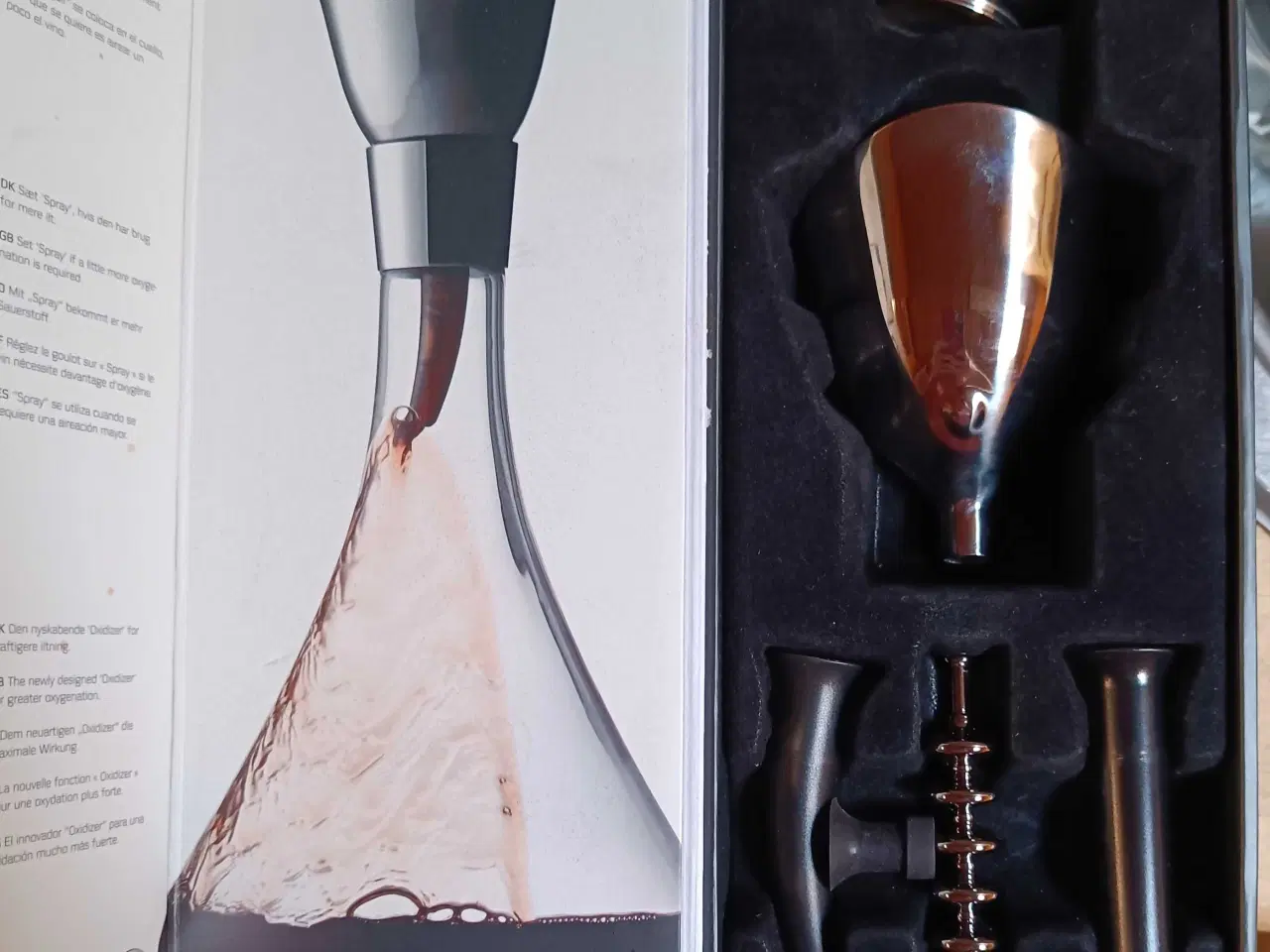 Billede 2 - Menu vin dekanteringssæt 