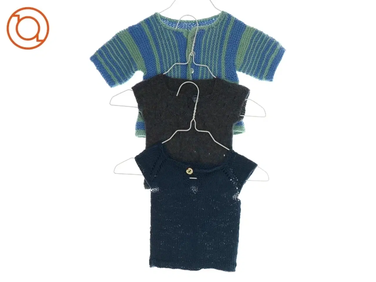Billede 1 - Hjemmestrikket toppe (3 stk) (str. ca. 68 )