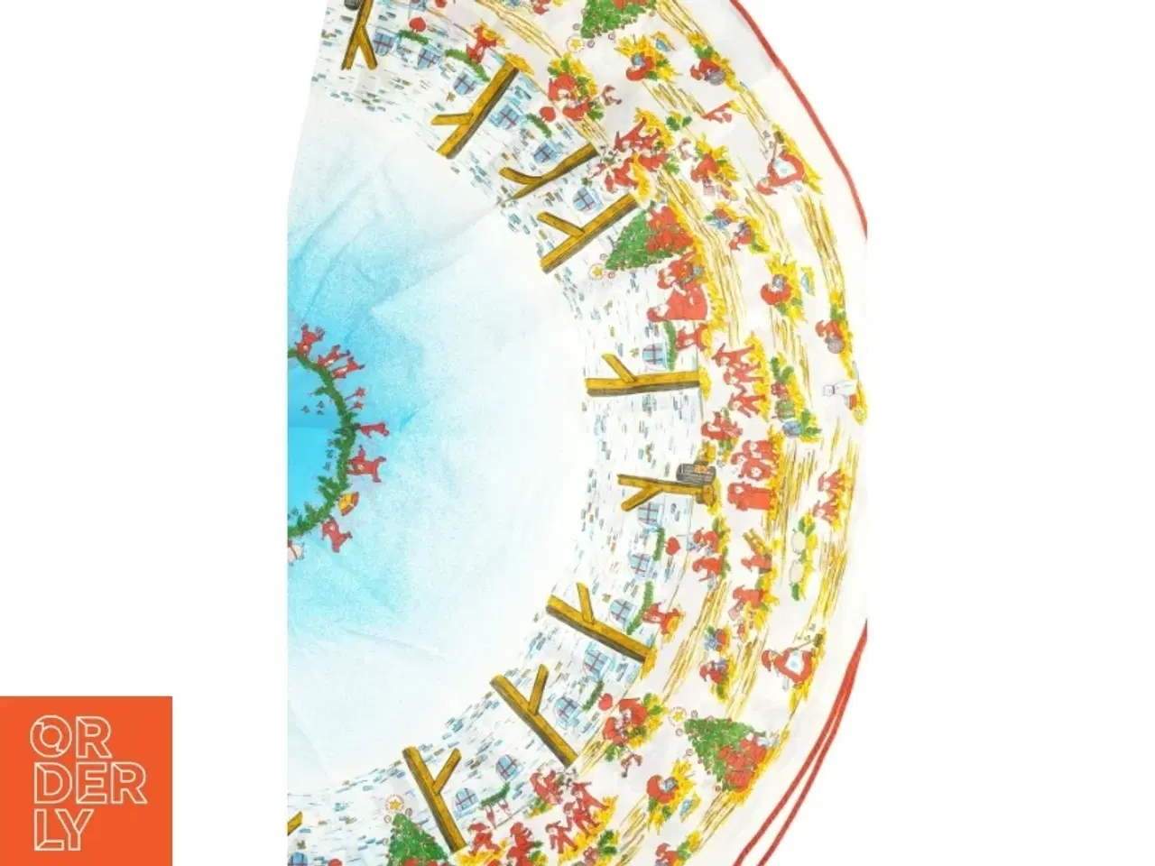 Billede 2 - Juleborddug med nisse design (str. 155 cm)