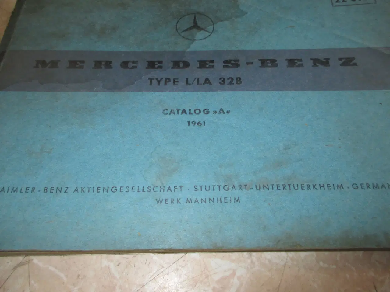 Billede 1 - Katalog  A 1961  Mercedes L/LA 328