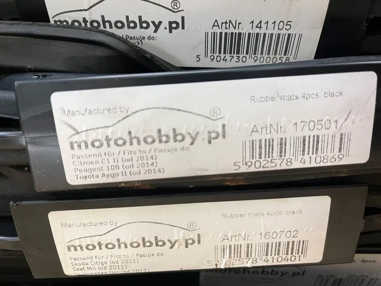 Billede 5 - 44 stk. bilmåtter, ass. Farver og størrelser