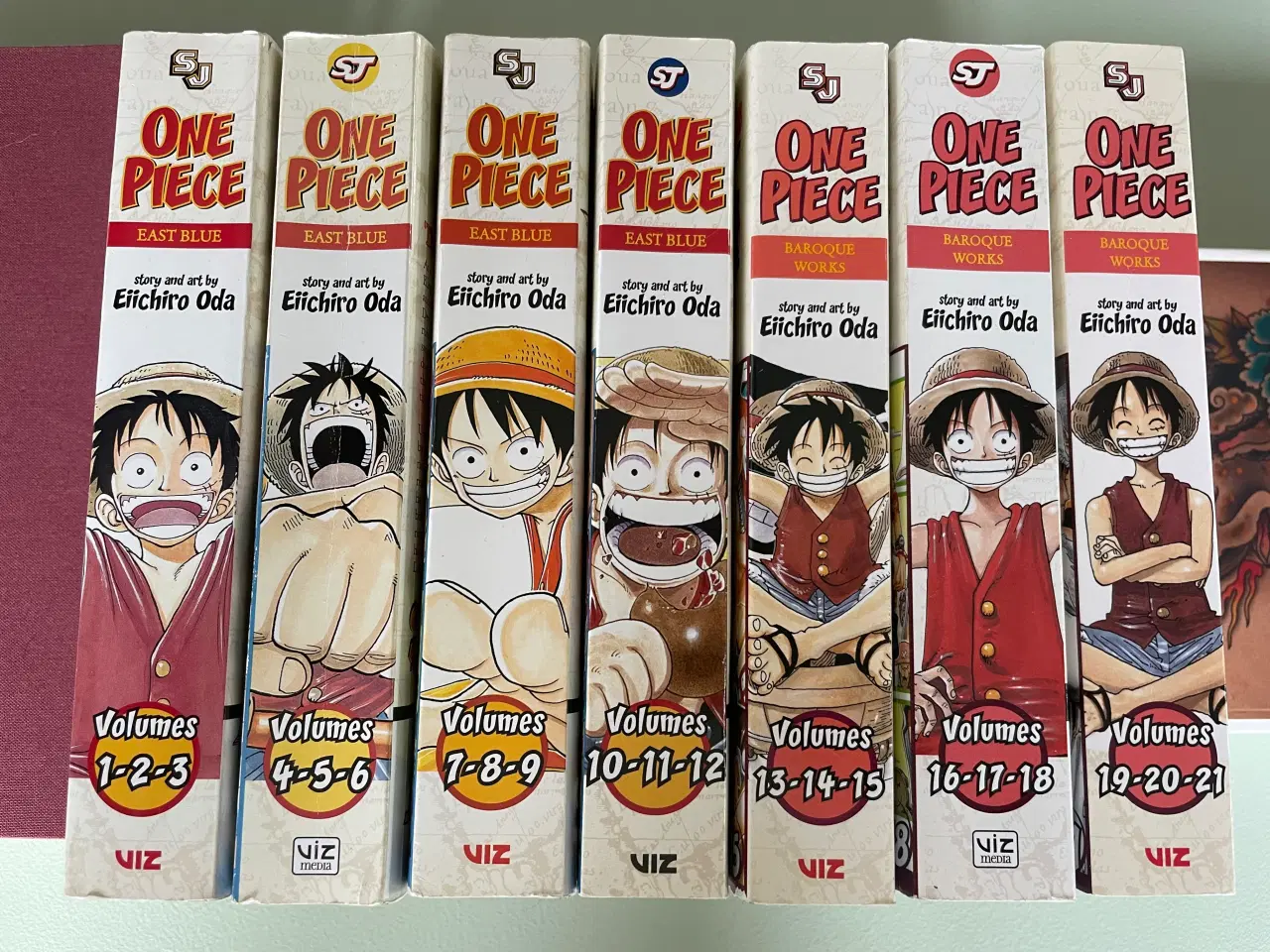 Billede 2 - One Piece Vol. 1-21. (3-i-1 bøger)