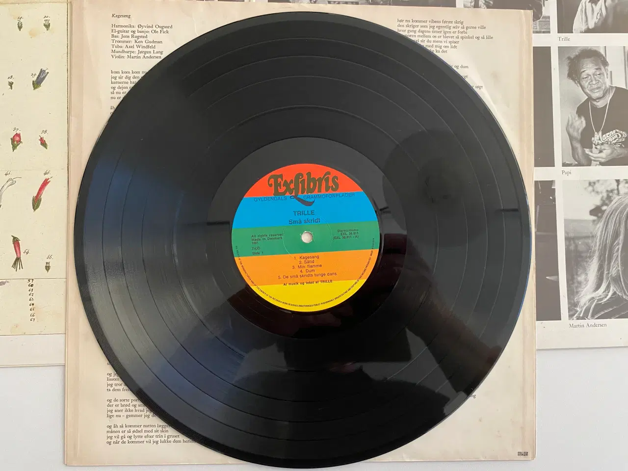 Billede 3 - LP.Trille ‎– Små Skridt