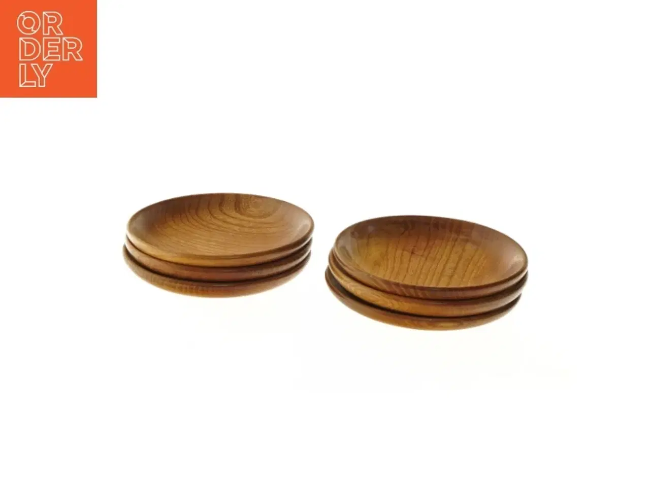 Billede 1 - Træ skåle (str. 6 stk Ø 16 cm)