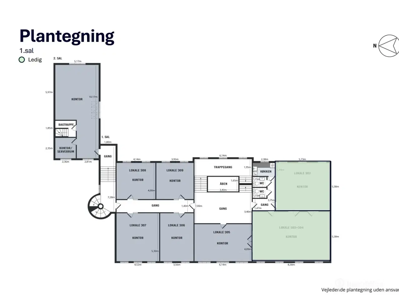 Billede 14 - Kontor- eller kliniklokale til leje i eksklusive rammer i Kolding