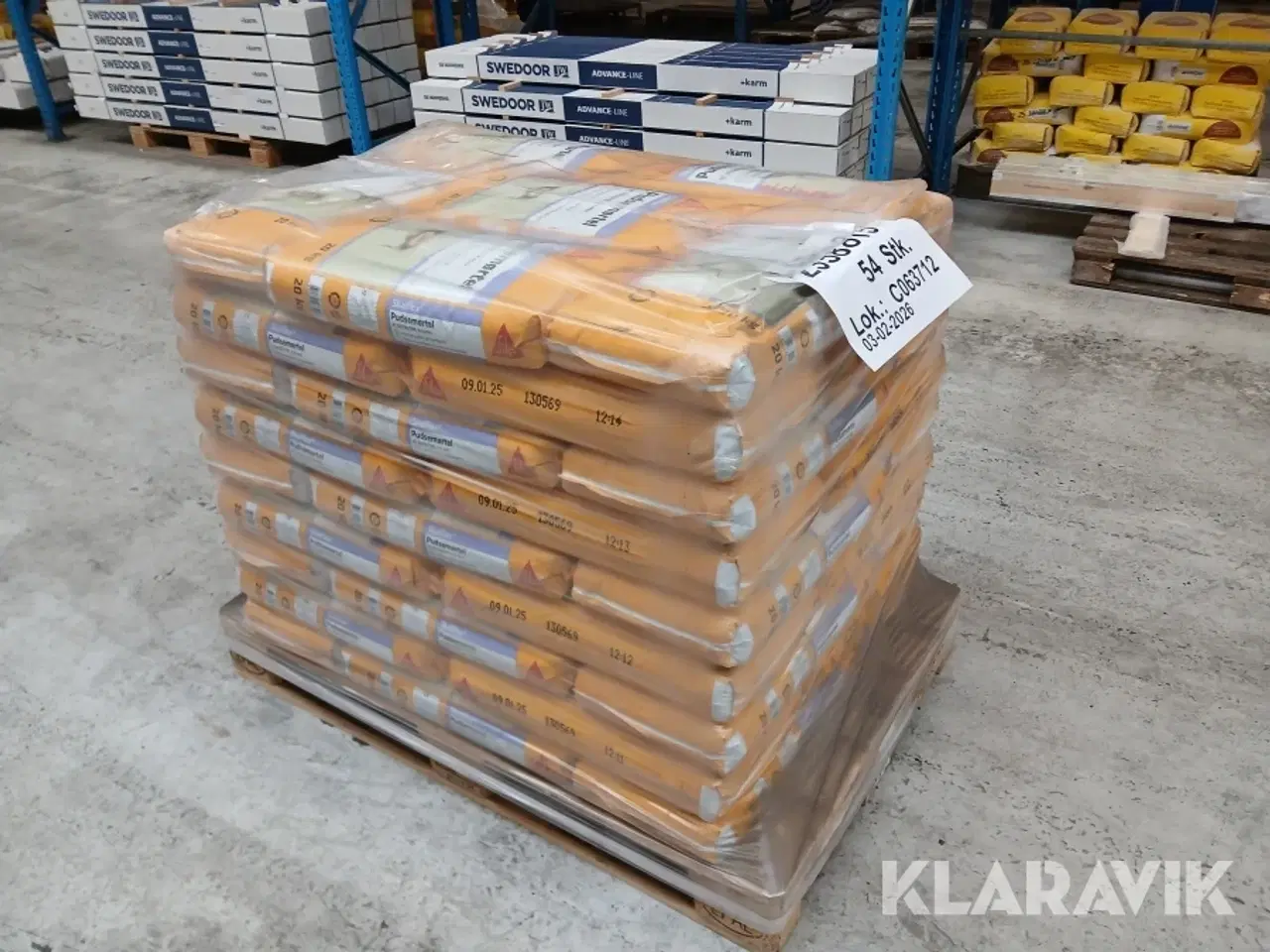 Billede 1 - Pudsemørtel Skalflex KC 50/50/700 0-2 mm 54 poser