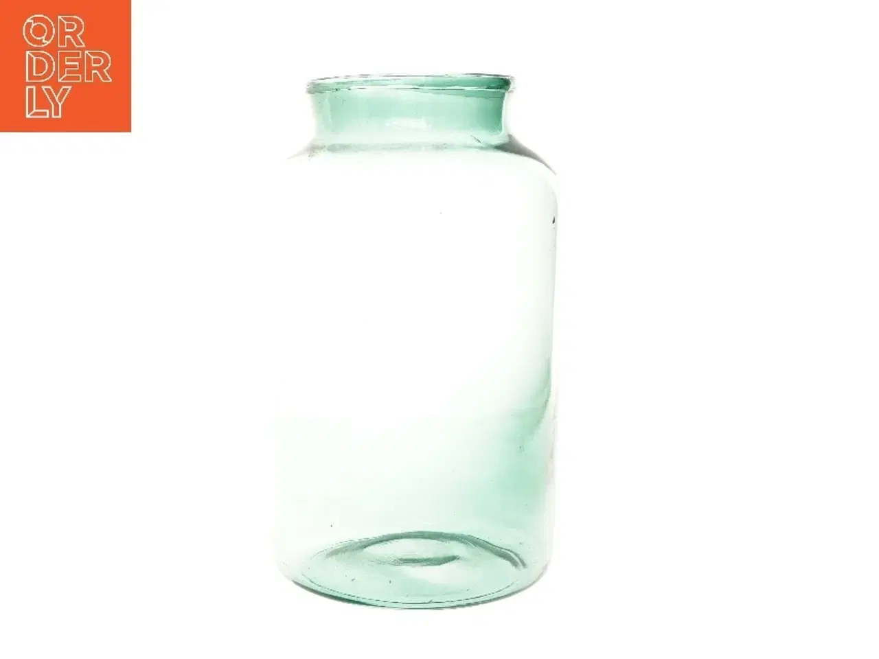 Billede 1 - Stor glasvase (str. Ø 17,5 cm længde 42 cm)