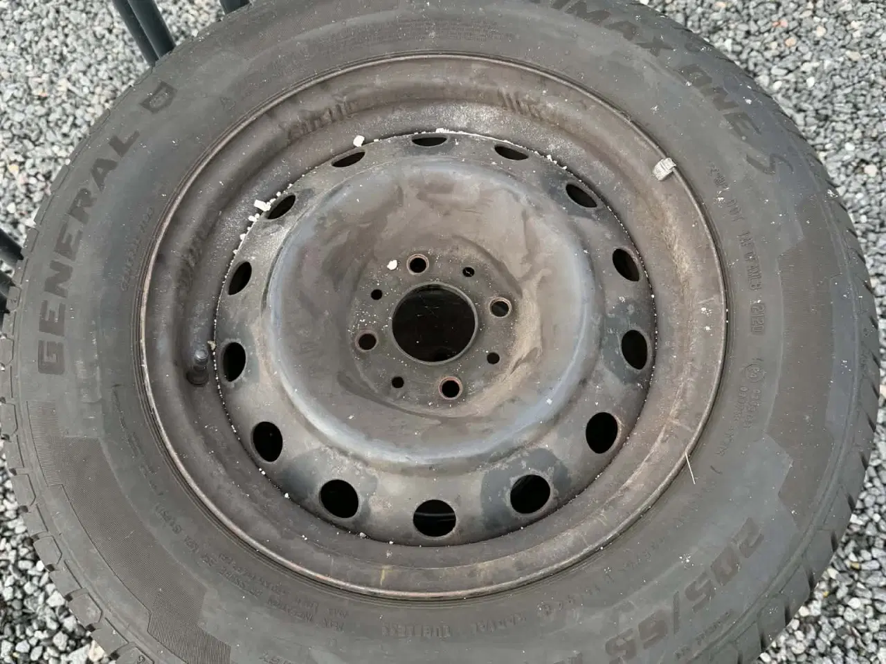 Billede 2 - 4 x 108 Peugeot Stålfælge med sommerdæk