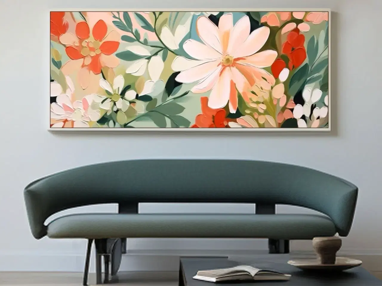 Billede 6 - Stort maleri 95 x 200 cm (Gratis levering)