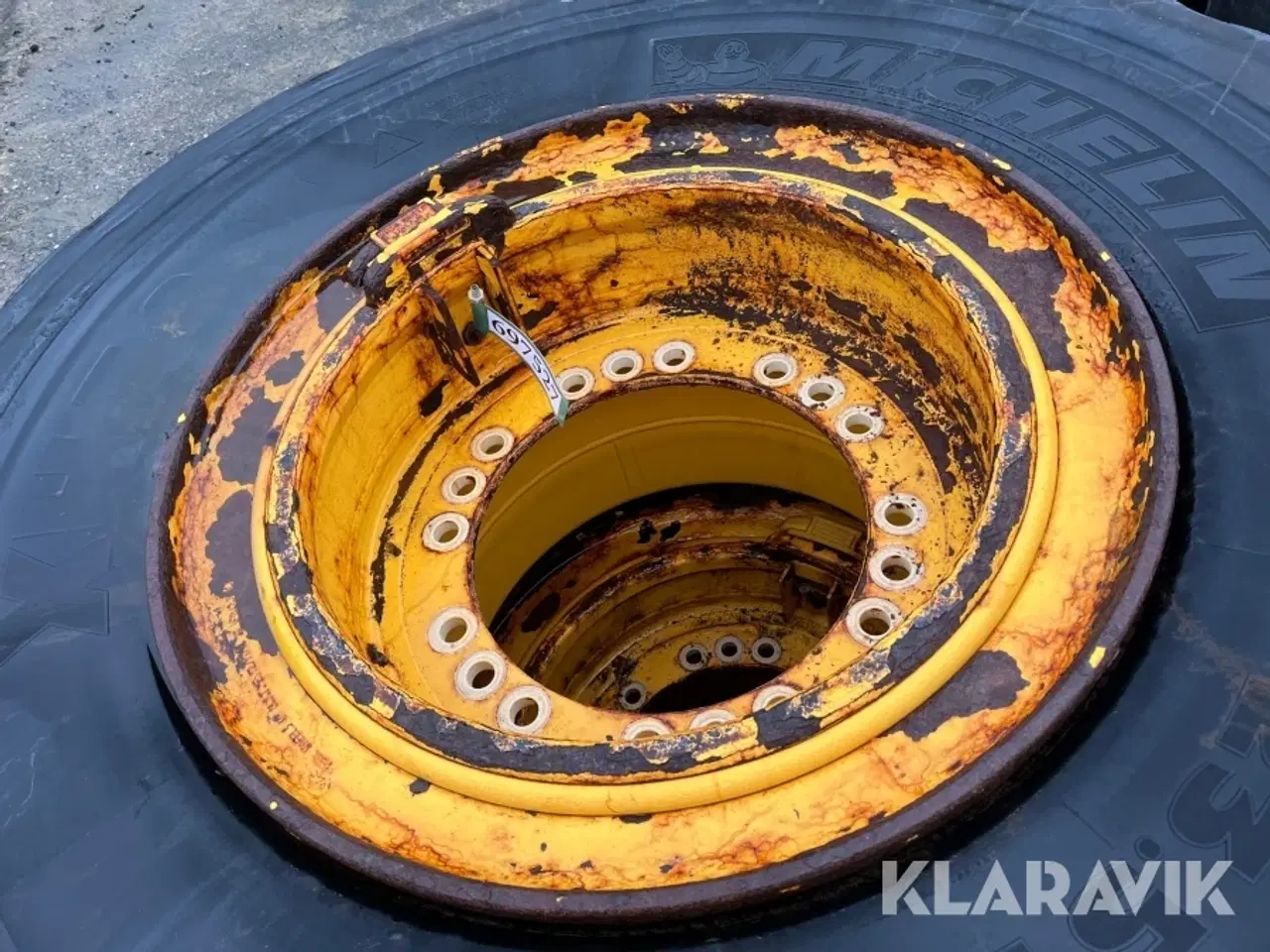 Billede 4 - Komplethjul Michelin til Volvo L110 og 120 - 4 styk