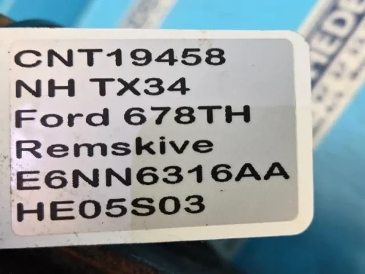 Billede 11 - Ford 678 HT Motorresmkive E6NN6316AA