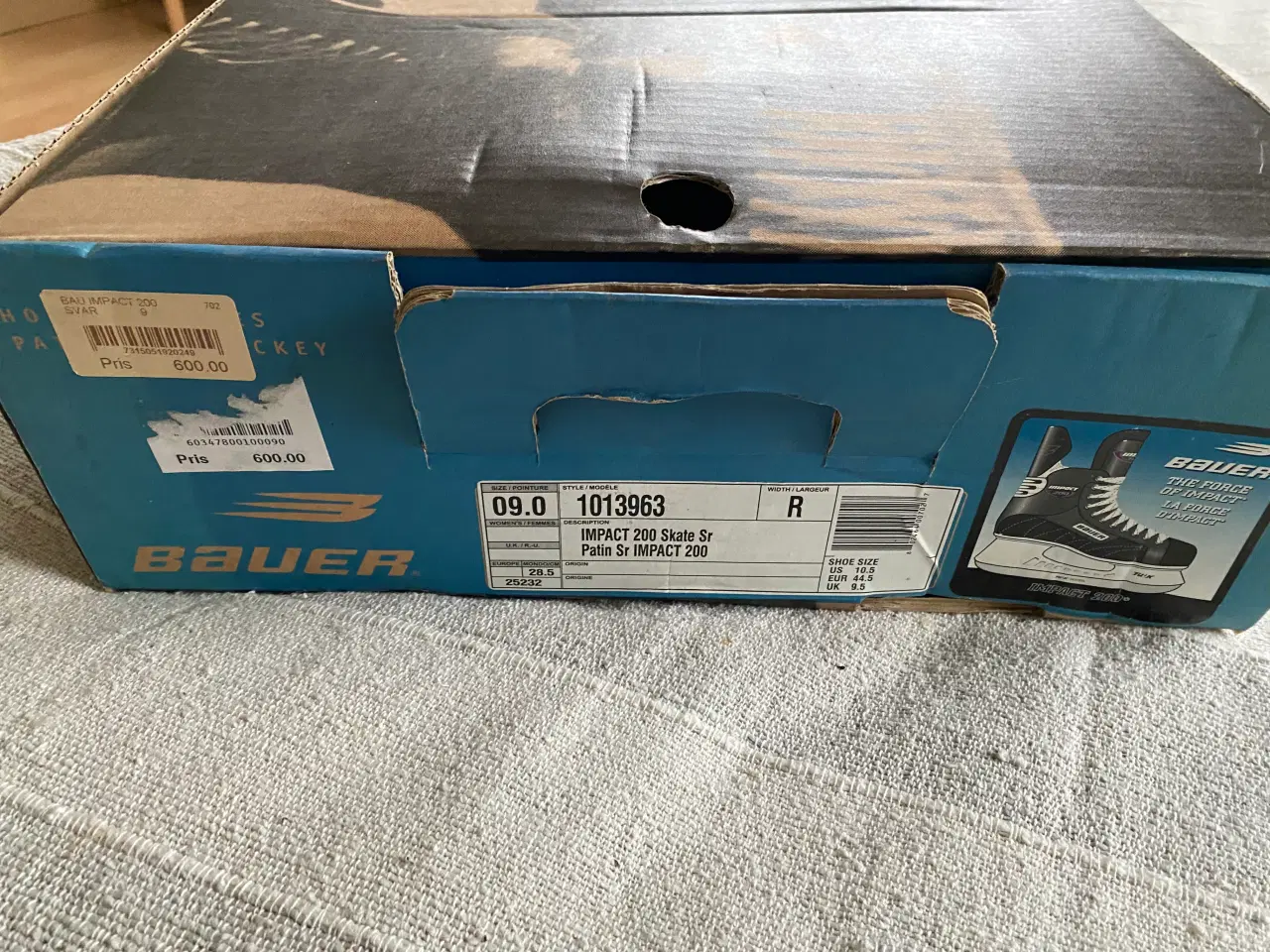 Billede 3 - Bauer ishockey skøjter str. 42,5