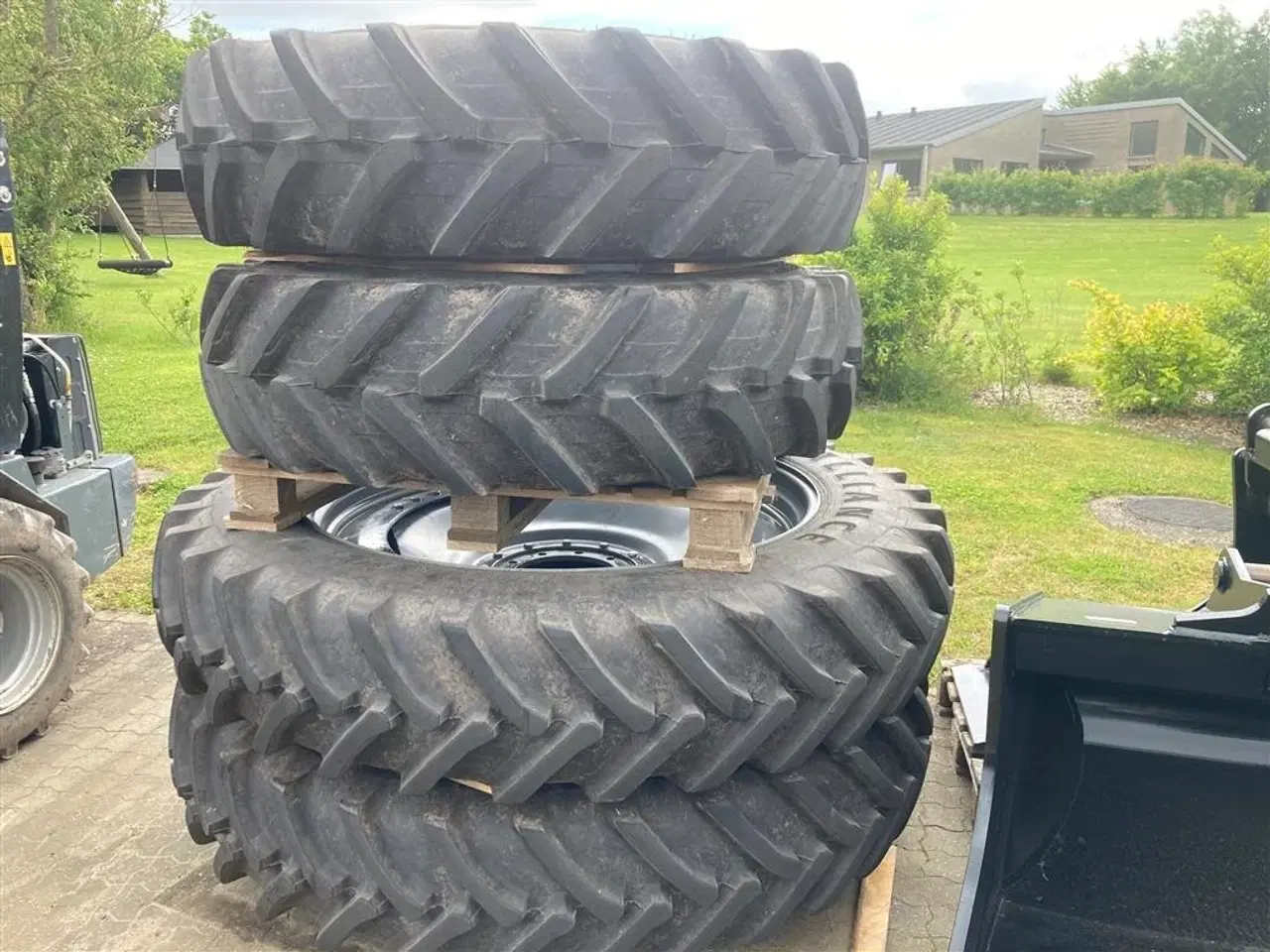 Billede 23 - Alliance 380/90-50 + 380/85-34 Fælge med løs ring til forskellige traktor modeller