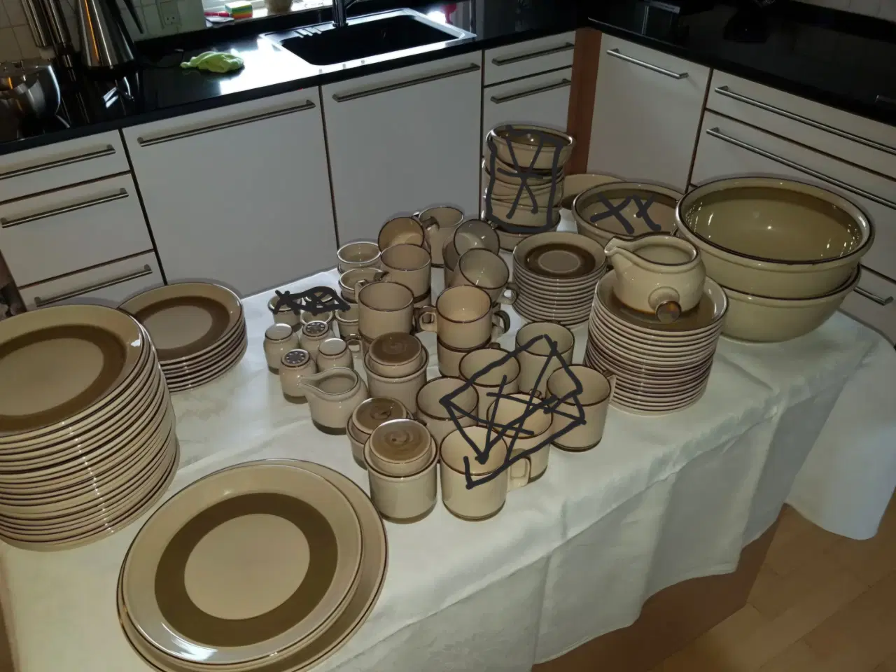 Billede 2 - Bing & Grøndahl Peru - stentøjsstel