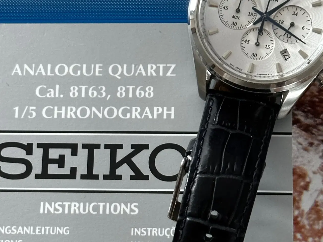 Billede 11 - Herreur, Seiko  lækker Seiko Chronograph. 