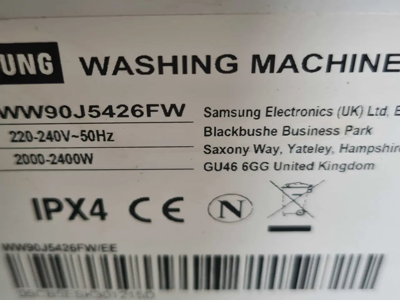 Billede 5 - Samsung Eco bubble 9 kg