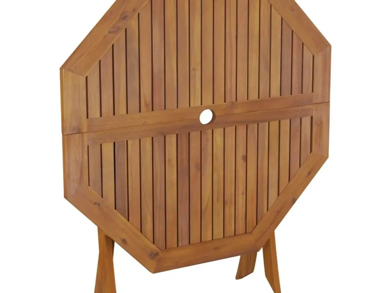 Billede 6 - Foldbart havebord 90x75 cm massivt akacietræ