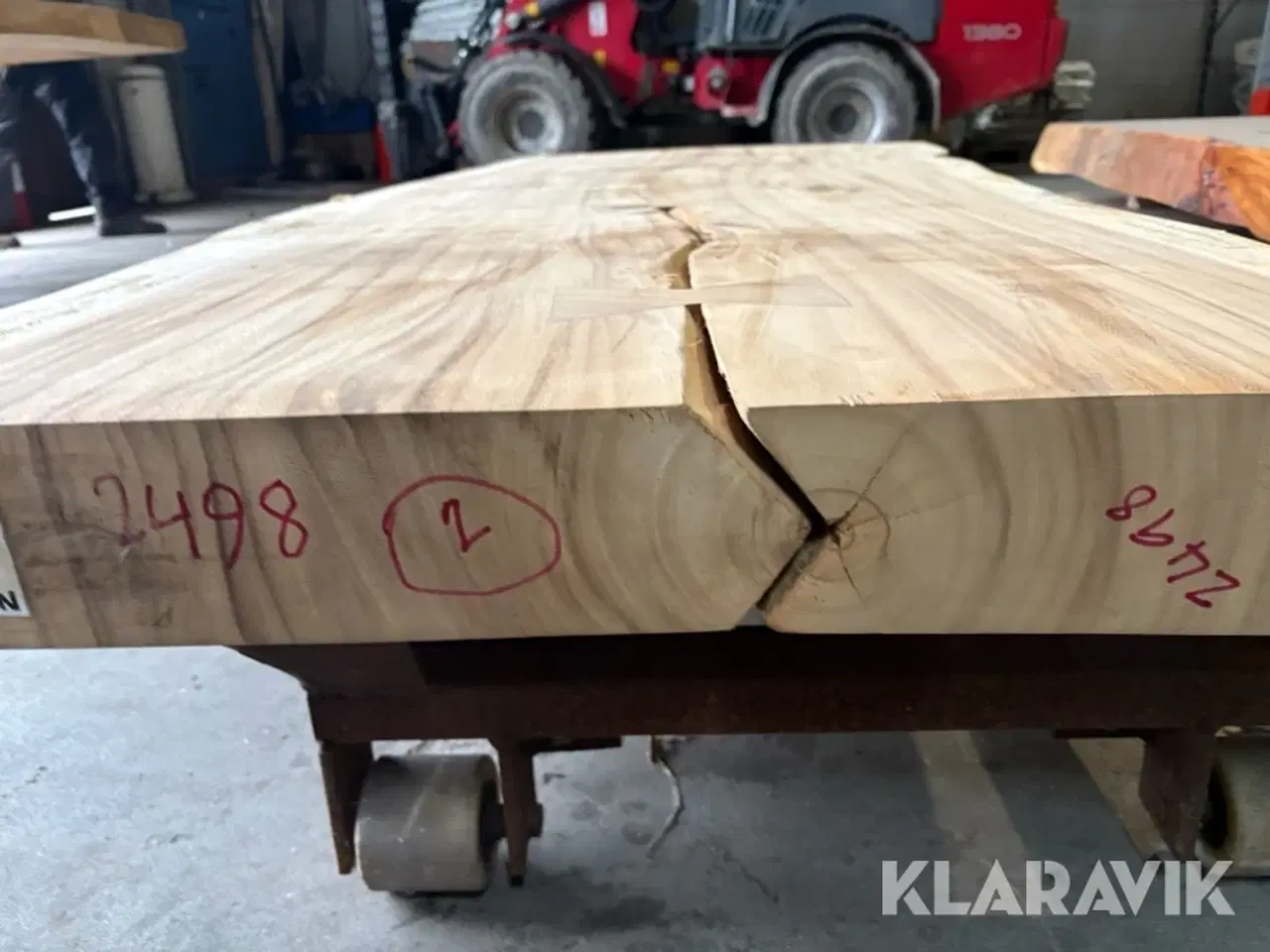 Billede 9 - Planke bordplade Akacie Ubehandlet 1 hel planke