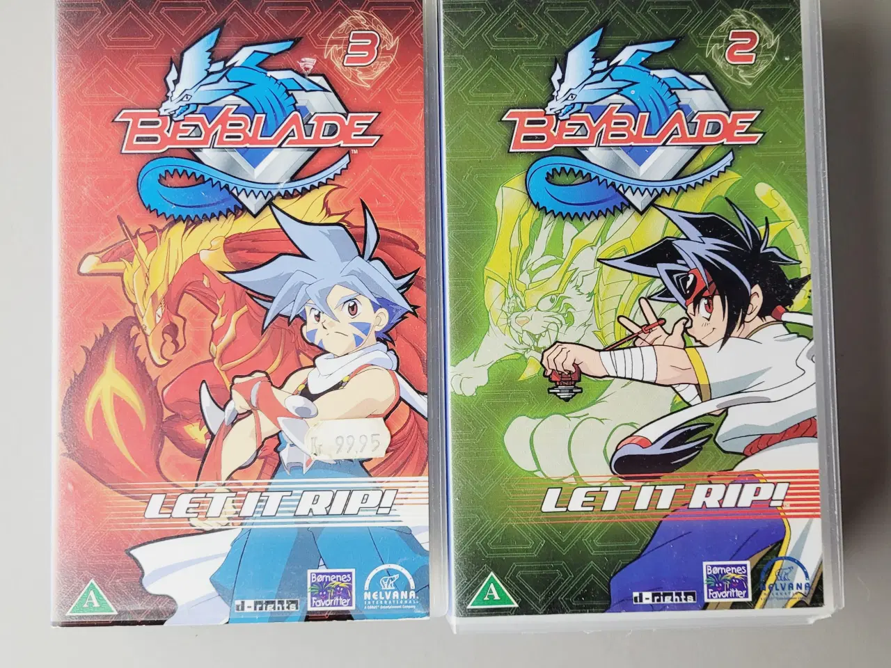 Billede 1 - Beyblade – VHS (Nr. 2 og 3) – Dansk Tale  