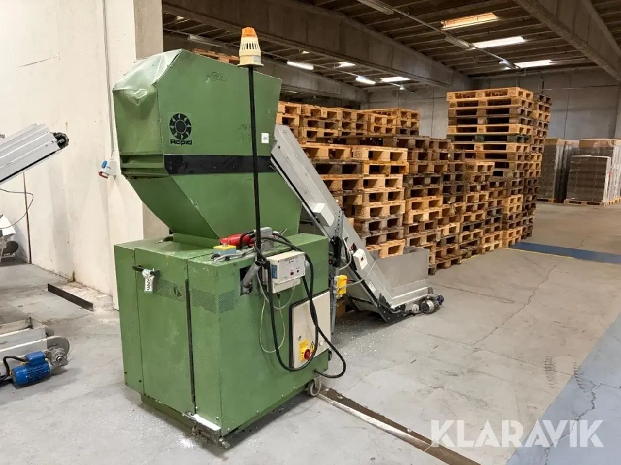 Billede 1 - Plastgranulator Rapid 3026-kb med transportbånd