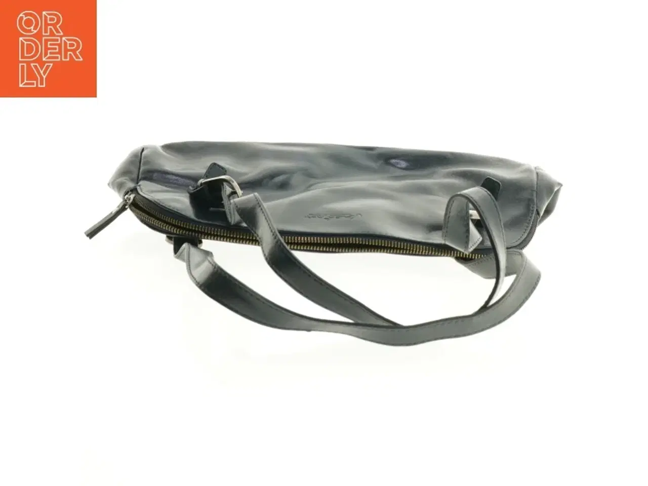 Billede 3 - Sort skuldertaske (str. 38 x 18 x 9 cm)