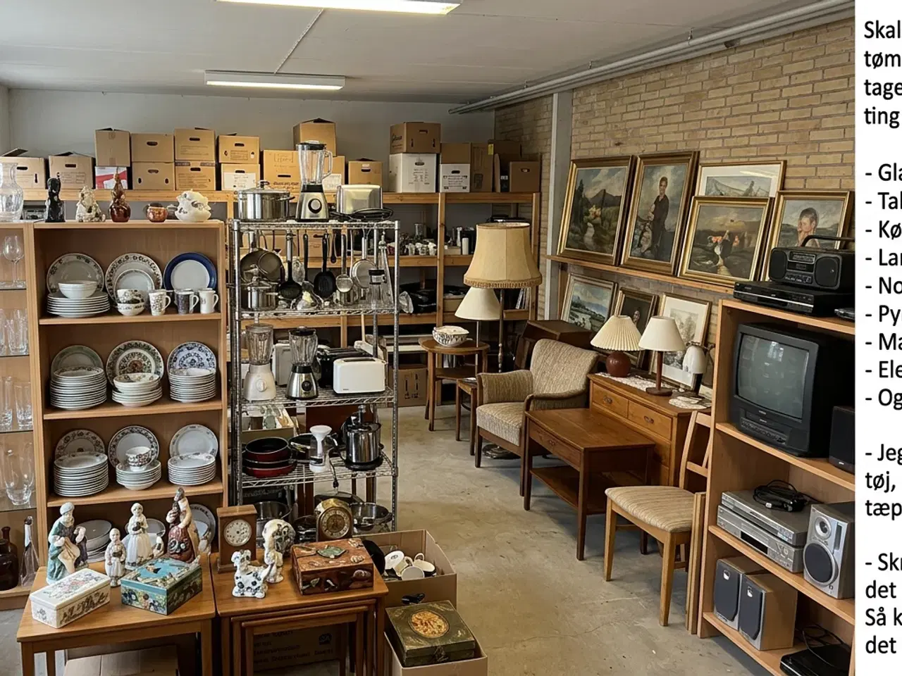 Billede 1 - Tømning af dødsbo tilbydes