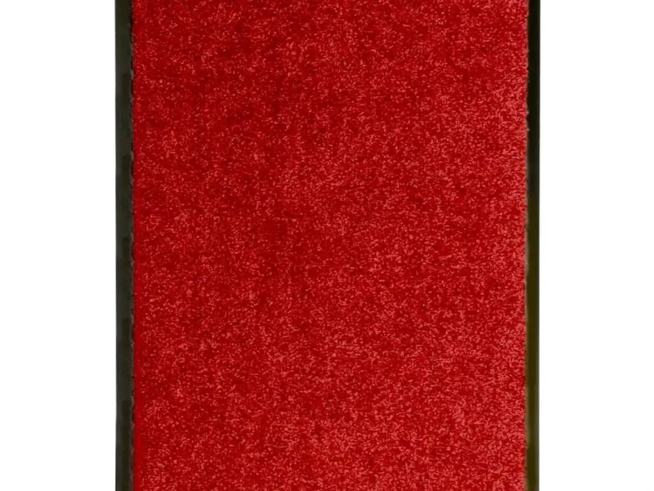 Billede 1 - Vaskbar dørmåtte 40x60 cm rød
