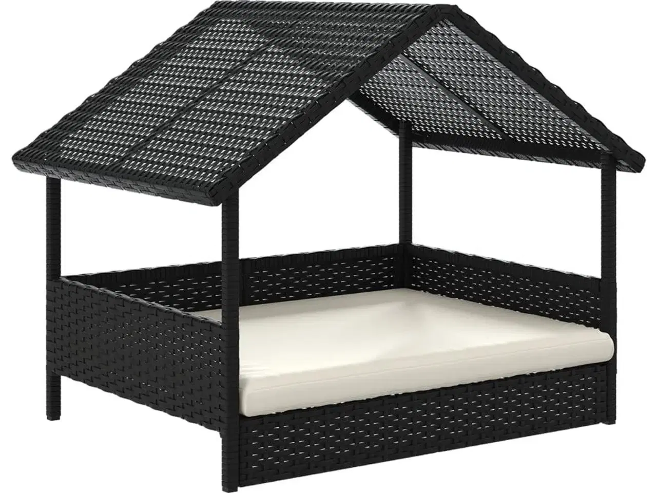 Billede 2 - Hundehus med hynde polyrattan