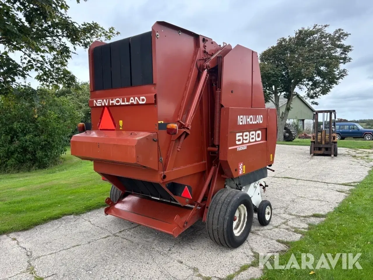 Billede 5 - Rundballepresser New Holland 5980