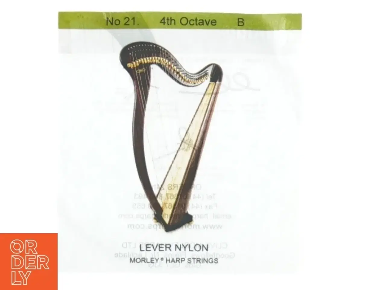 Billede 1 - Harpe streng fra Morley (str. 13 x 14 cm)