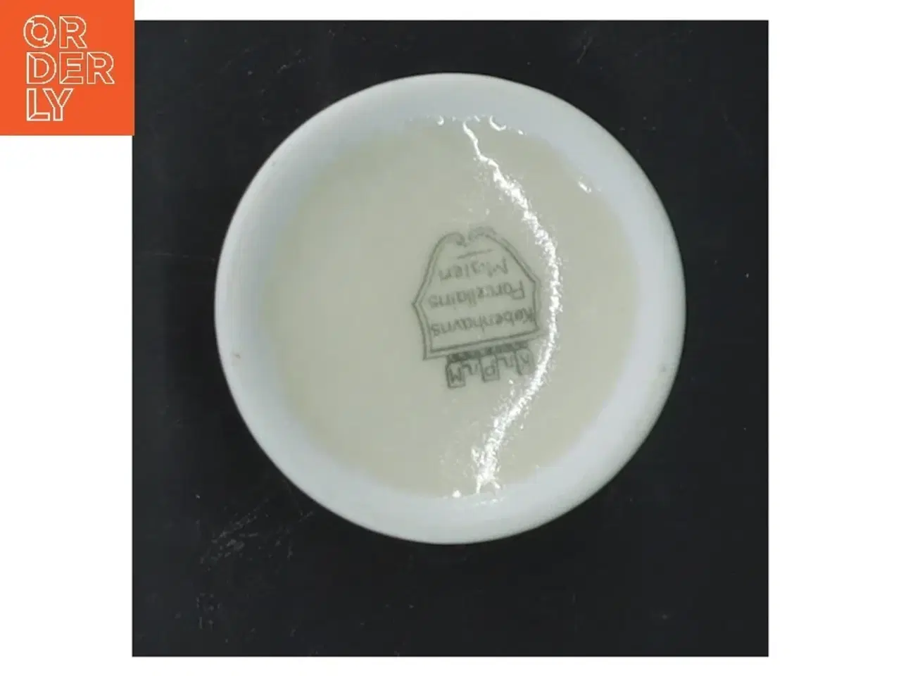 Billede 3 - Porcelæn krukke med låg fra Københavns Porcellains Maleri (str. 8x5,5 cm)