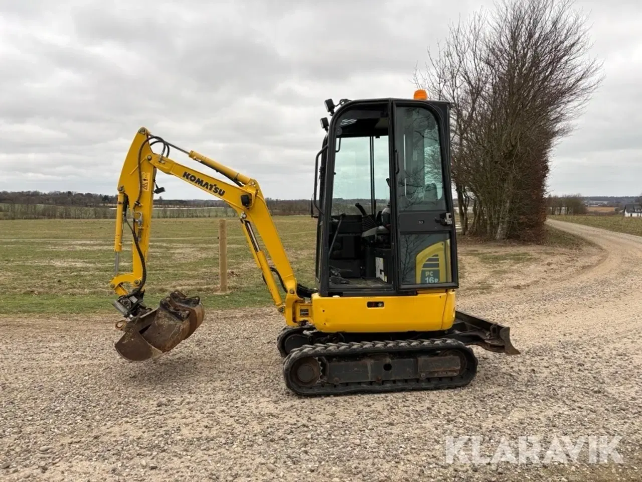 Billede 2 - Minigraver Komatsu PC16R-3HS