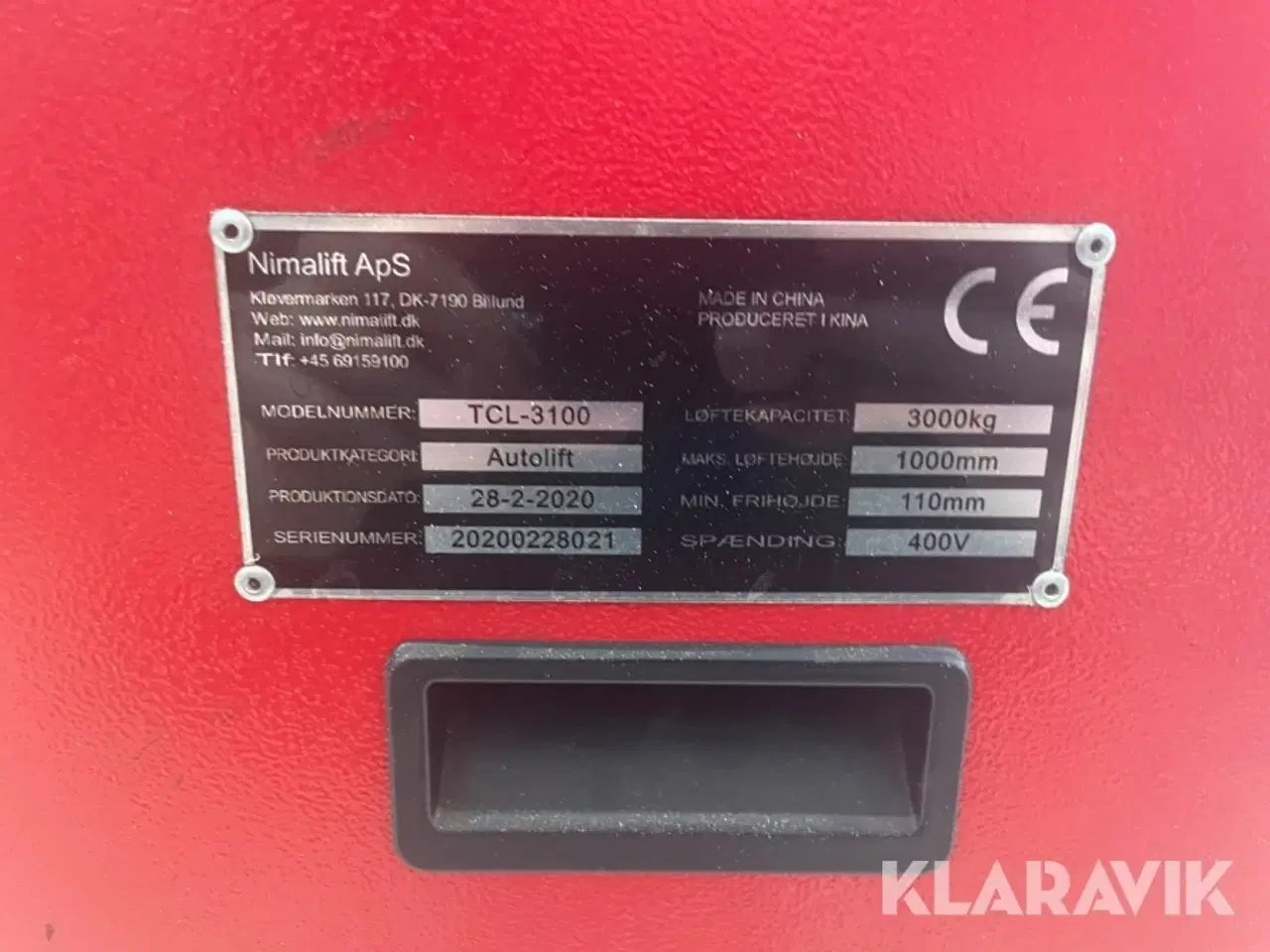 Billede 10 - Billift Nimalift TCL-3100